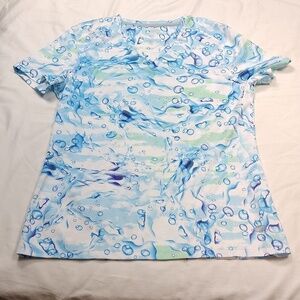 Reel Legends Freeline women's v neck top size medium